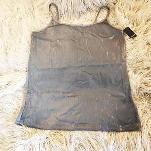 Torrid Sequin Foxy Cami Silver